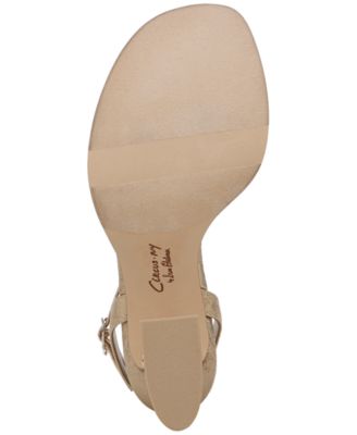 Holly Strappy Block-Heel Dress Sandals