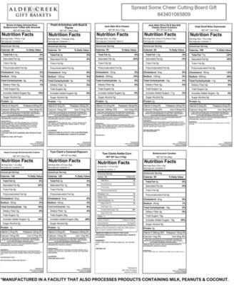 Spread Some Cheer Cutting Board Gift, 14 Piece