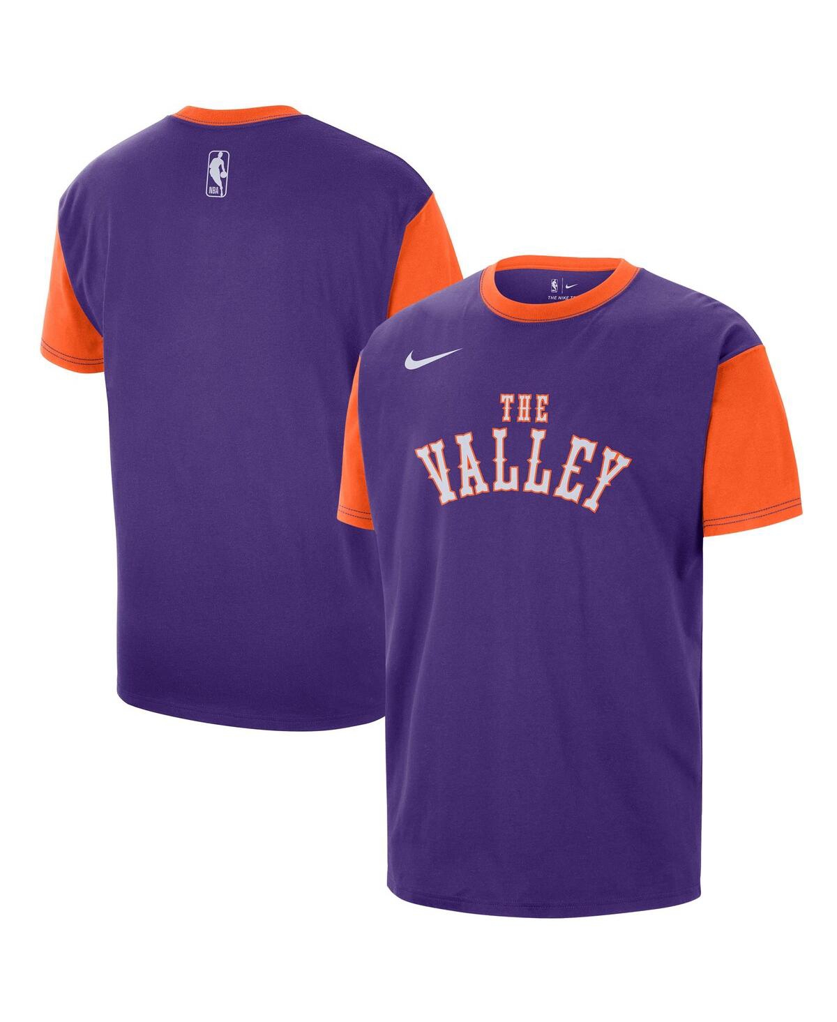 Nike Men's Purple Phoenix Suns 2024/25 City Edition Courtside Color Block T-shirt In Purple
