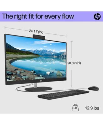 Essential 27" Daily All-in-One Intel Core Ultra 7 155U 8GB RAM Intel Integrated Graphics 512GB SSD Storage Windows 11 Home FHD 60Hz