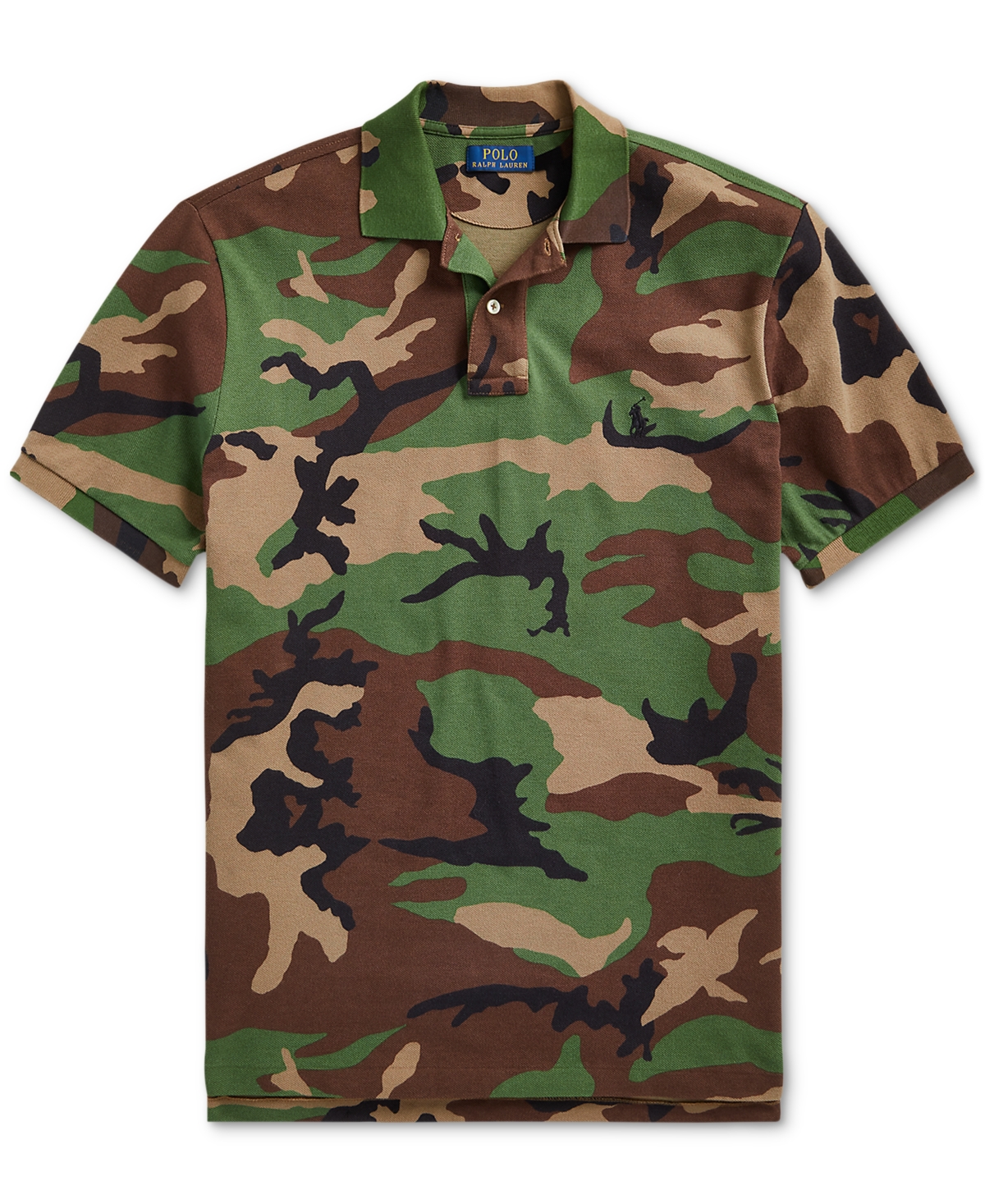 Polo Ralph Lauren Men's Classic-Fit Camo Cotton Mesh Shirt