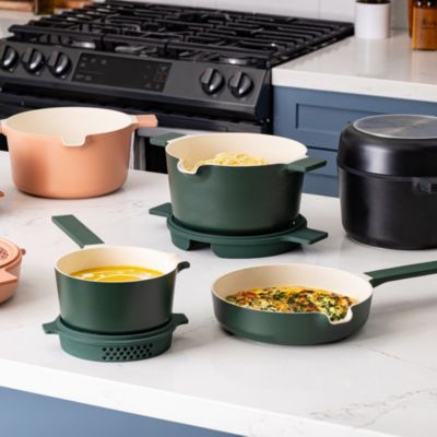 Neat Nested Nonstick Ceramic Cookware Set 5-Piece Set 
