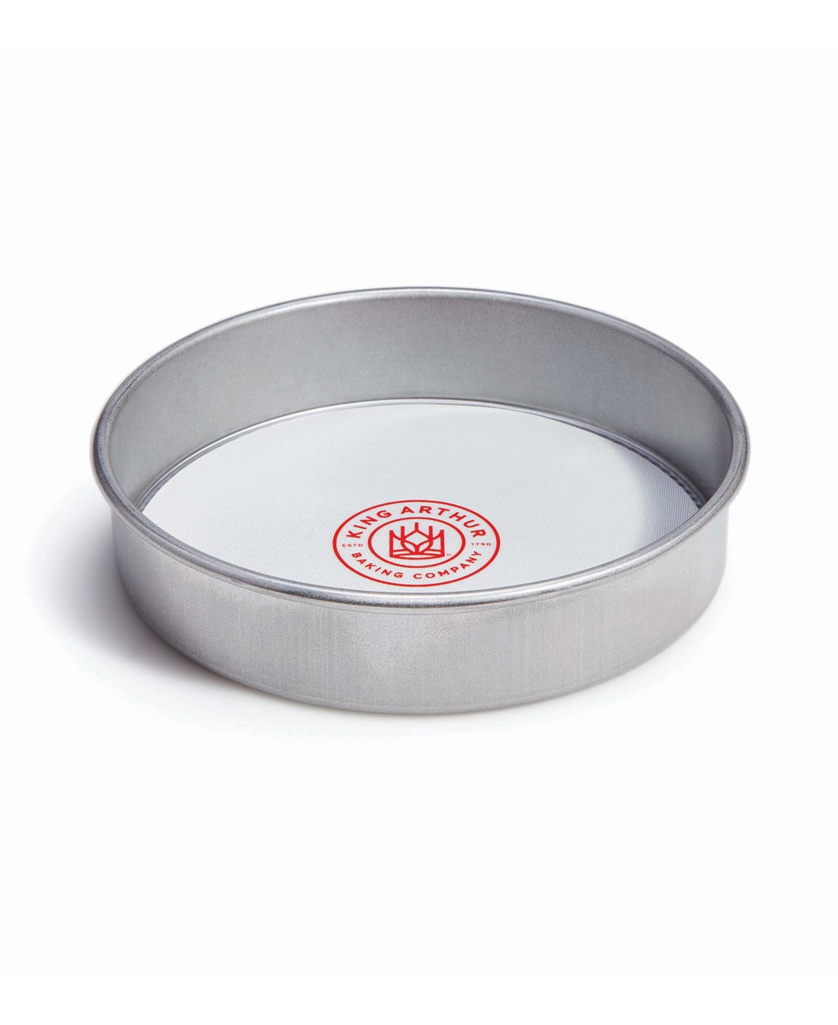 King Arthur Baking Company Nonstick 4-piece Round And Square Pan Liners In White,red