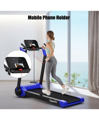 Folding 2.25HP Electric Treadmill Running Machine w/ LED Display