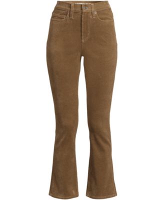Women's High Rise Corduroy Kick Crop Pants