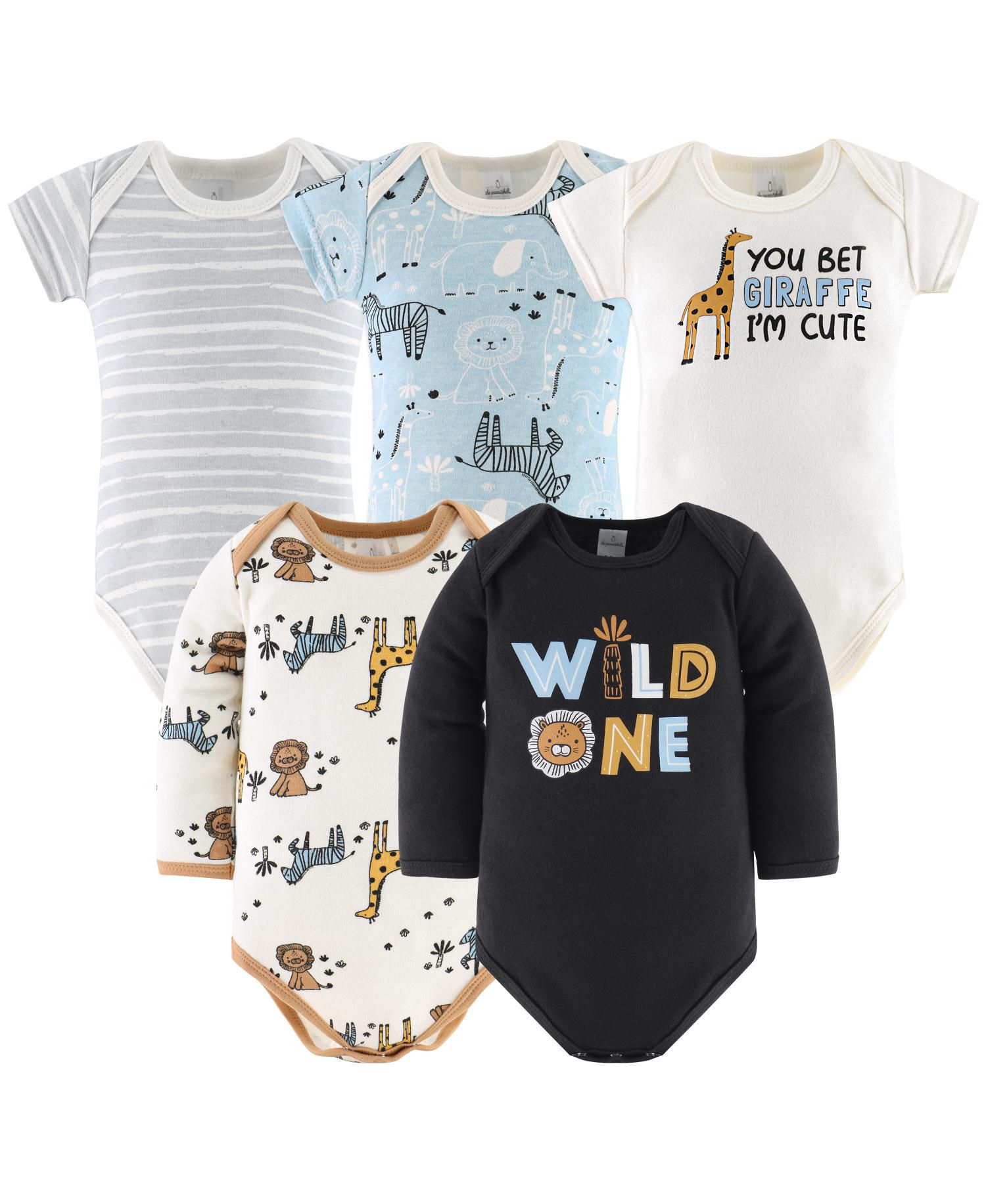 Baby Boys Layette Gift Set Boys, Blue Safari Explorer, 30 Essential Pieces