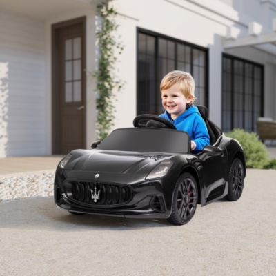 12V Kids Electric Car Licensed with Auxiliary Wheel, Remote,
