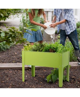 24'' x12'' Outdoor Elevated Garden Plant Stand Raised Tall Flower Bed Box