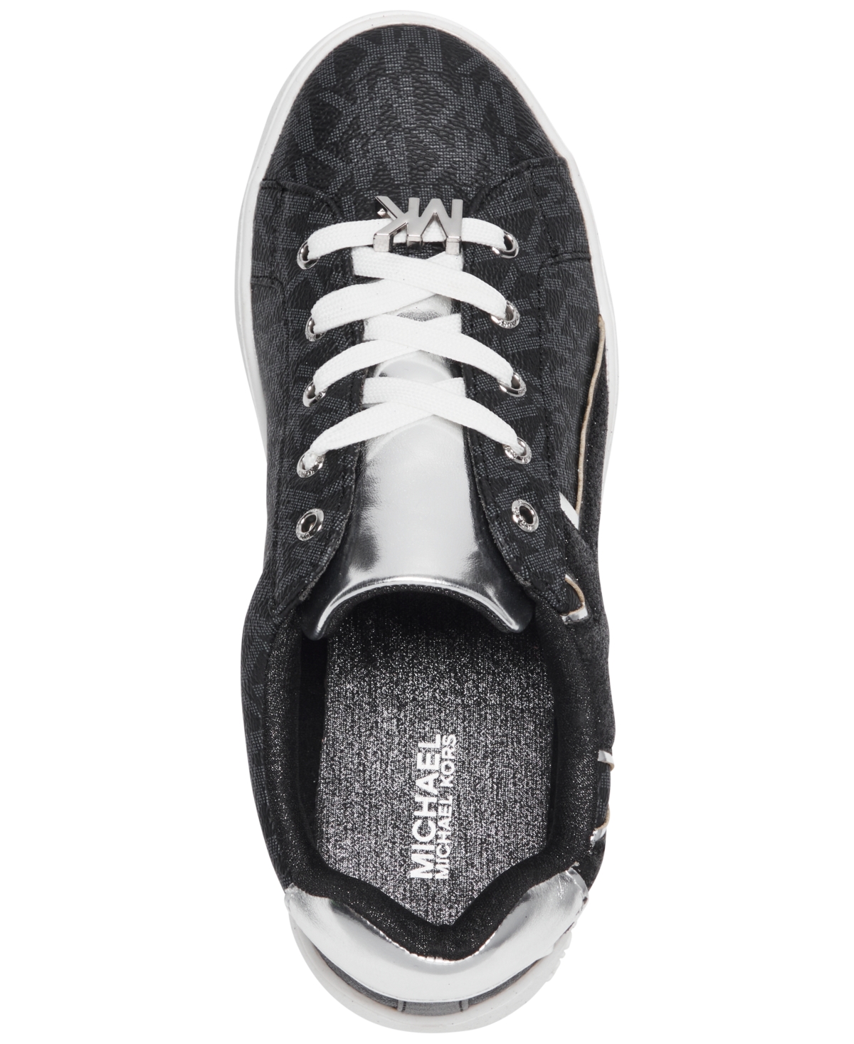 Michael Kors Little Girls Jordana Airin Glitter Logo Casual Sneakers from Finish Line