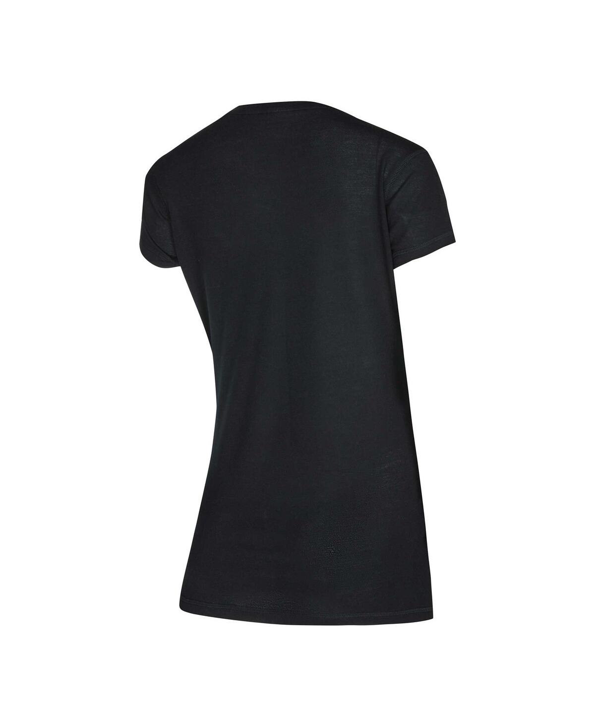 Concepts Sport Women'sOregon Ducks Vector T-Shirt Flannel Pants Sleep Set - Black