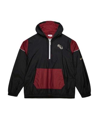 Men's Black Florida State Seminoles Team 3.0 Anorak Half-Zip Hoodie