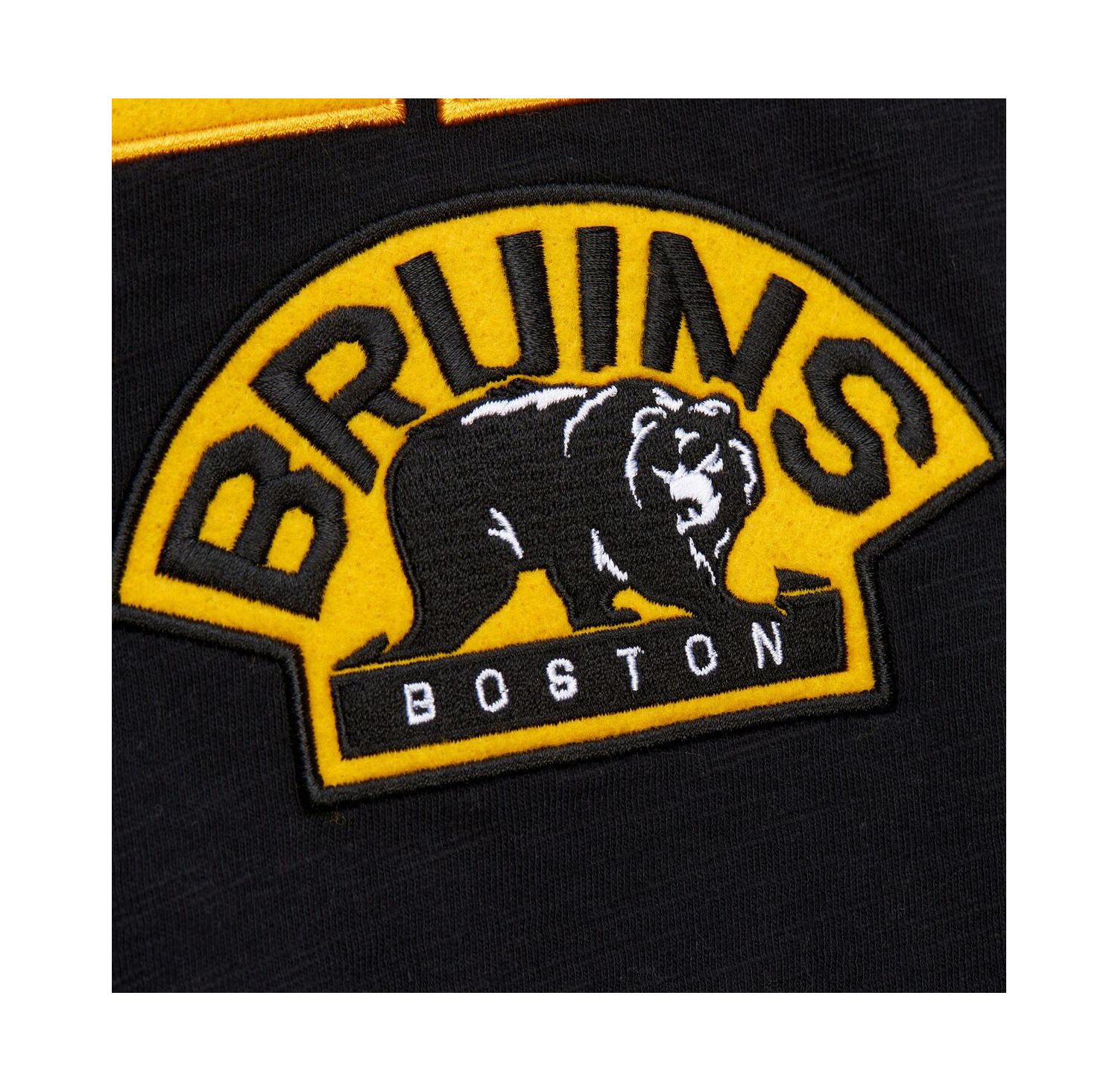 Men's Black/Gold Boston Bruins Legendary Slub Raglan Long Sleeve T-Shirt