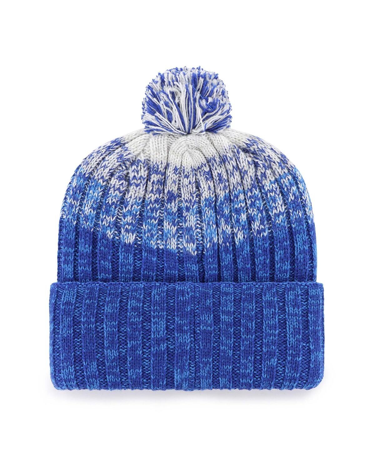 '47 Brand Men's Royal Los Angeles Dodgers Cascade Cuffed Knit Hat with Pom