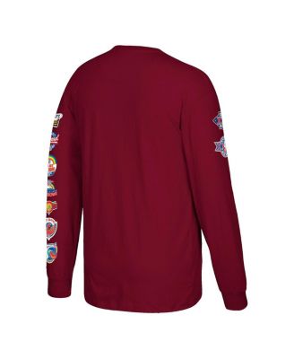 Men's Darrell Green Burgundy Washington Commanders Player Graphic Long Sleeve T-Shirt