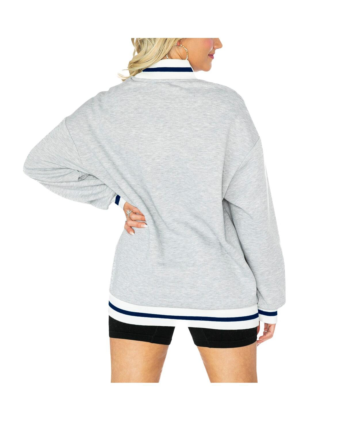 Shop Gameday Couture Women's Gray Florida State Seminoles In It To Win It Sporty Pullover Sweatshirt