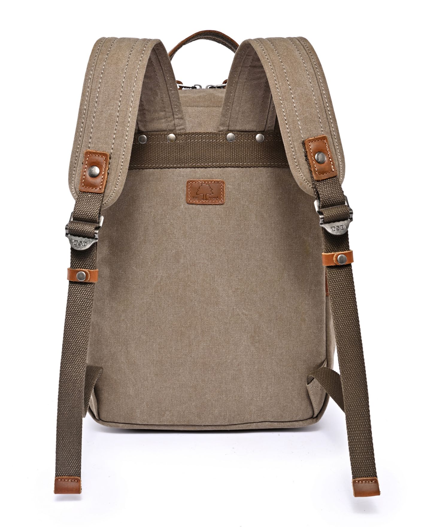 Рюкзак TSD BRAND Foothill Ranch Medium Canvas, цвет: Оливковый — фото 2