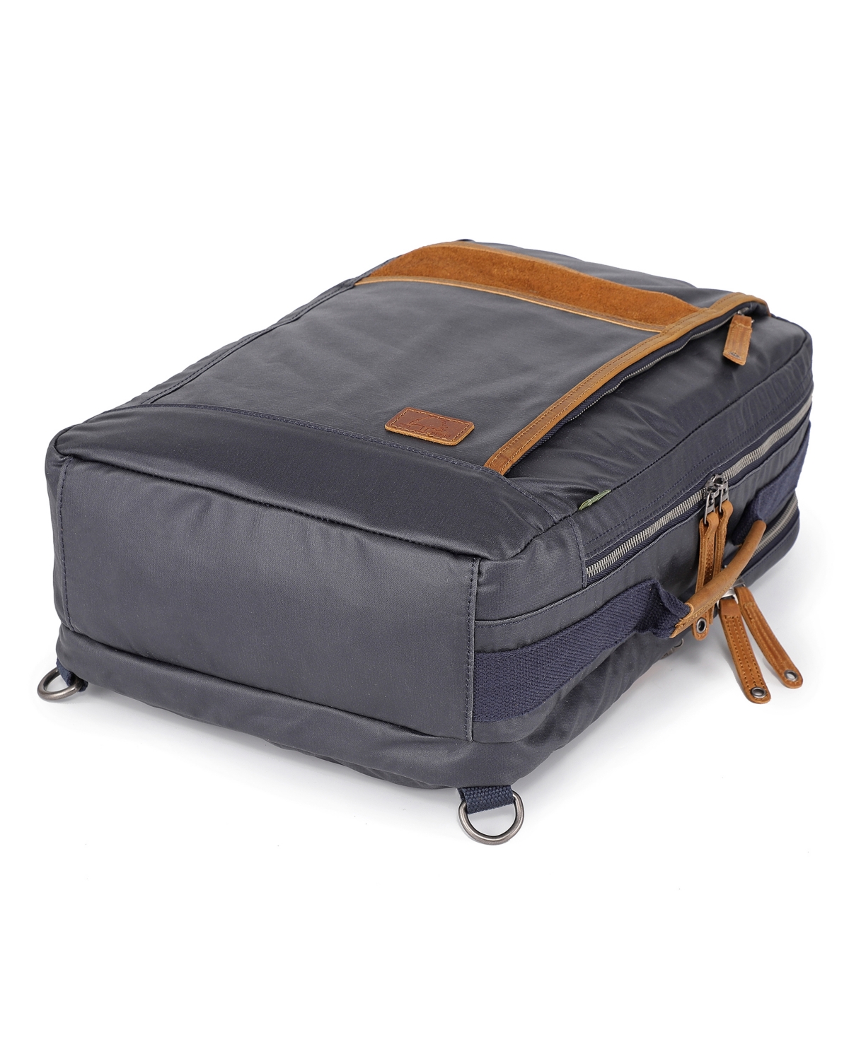 Tsd Brand Madrone Coated Canvas Large Backpack In Navy