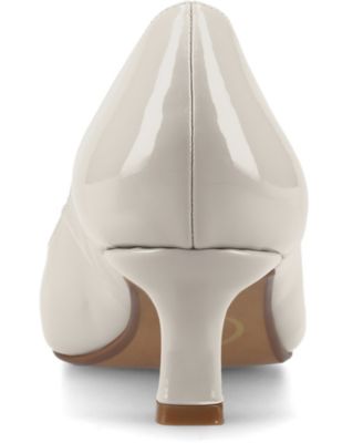 Women's Pammie Pointed Toe Kitten Heel Dress Pumps