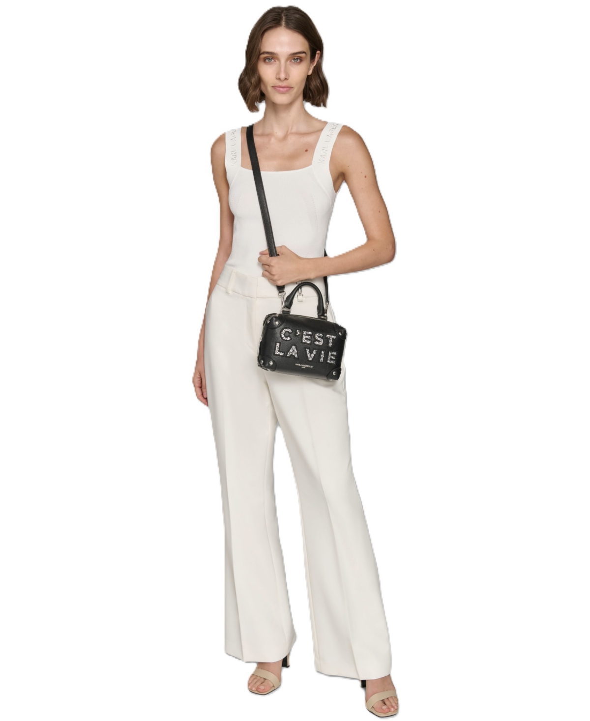 Karl Lagerfeld Paris Gifting Embellished Crossbody