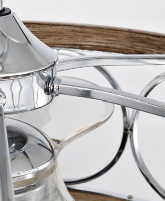 24.4" Ofelia Indoor Ceiling Fan with Light Kit and Remote