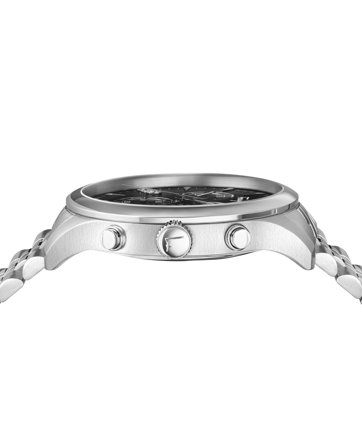 Ferragamo Men's Swiss Chronograph Duo Stainless Steel Bracelet Watch 42mm In Stainless