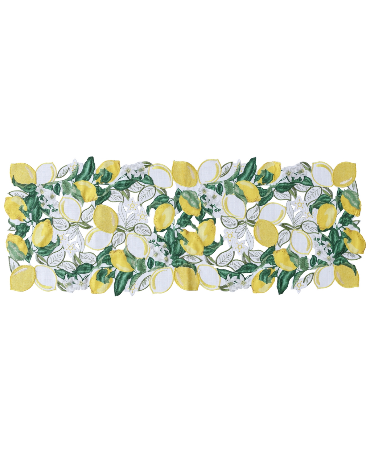 Elrene Tuscany Cutwork Allover Fabric Centerpiece, 13" X 36" In Multi