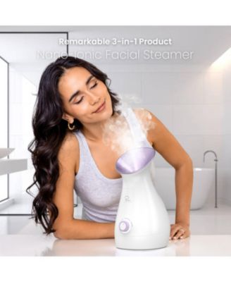 NanoSteamer Large 3-in-1 Nano Ionic Facial Steamer (Lilac)