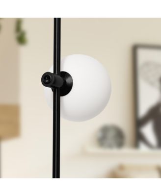 Equinox 62" Wall Plug-In LED Sconce Lamp with Glass Globe Shades