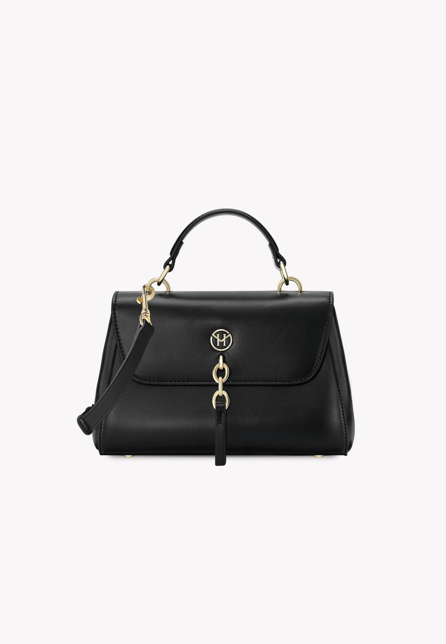 Женская сумка Victoria Hyde London Elegance VSingle-Shoulder/Crossbody/Handheld Small Soft, цвет: Чёрный — фото 1