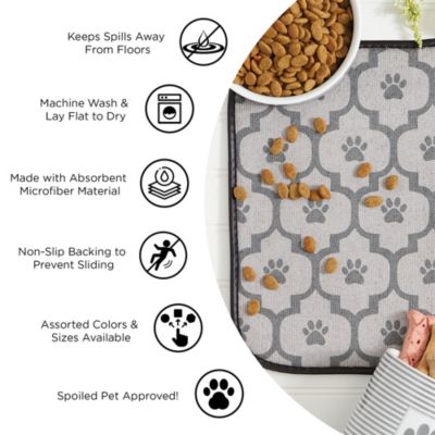 Trellis Print Pet Mat