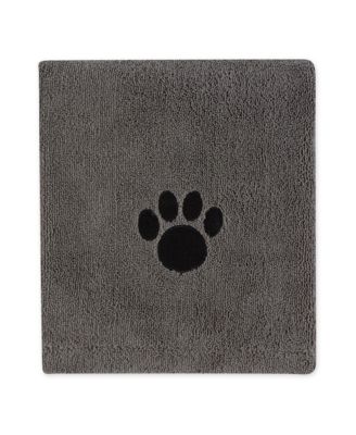 Pet Microfiber Towel Embroidered Paw Print 41x23.5-inch