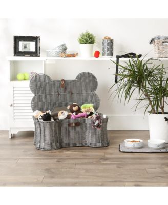 Pet Storage Basket Bone Shape