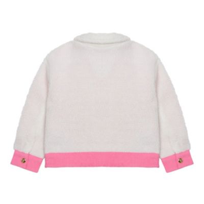 Girls 7-16 Sherpa Midweight Jacket with Corduroy Trims