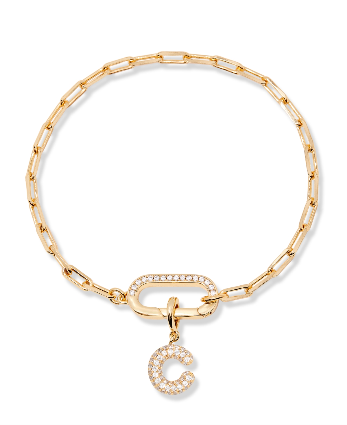 Brook & York Petra Initial Charm Bracelet In Letter C