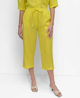 Pull-On Wide-Leg Pants