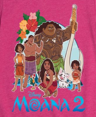 Big Girls Moana 2 Graphic Short Sleeve Tee