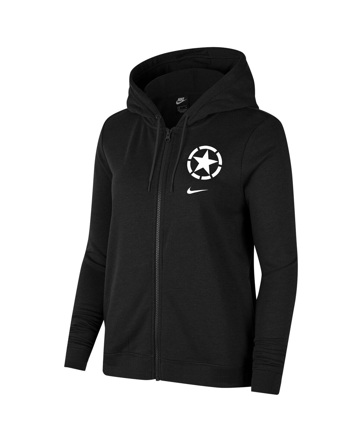 Nike Women's Black Army Black Knights 2024 Rivalry Collection Tri-blend Full-zip Hoodie In Black