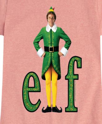 Big Girls Holiday Elf Graphic Short Sleeve Tee