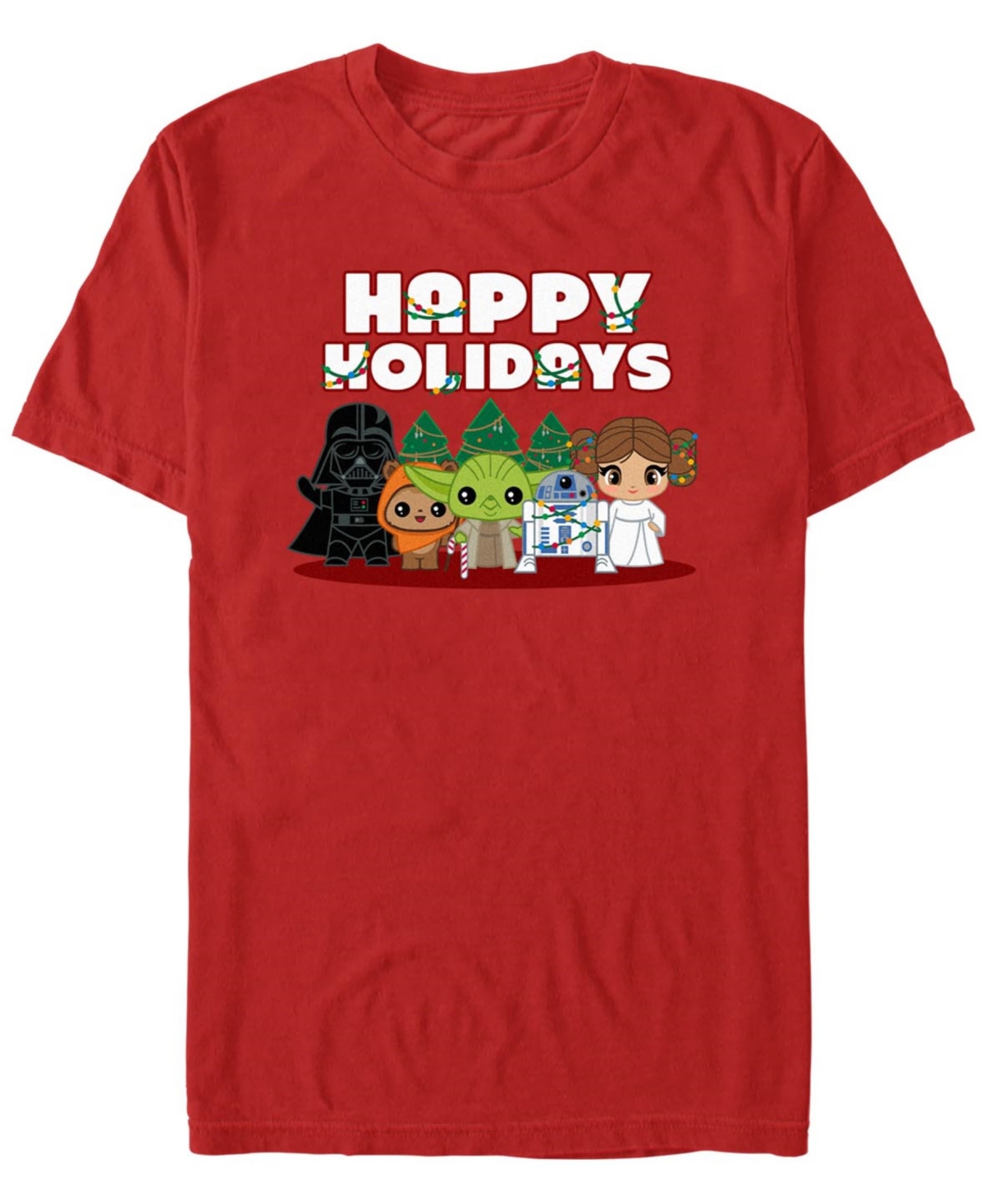 Fifth Sun Men's Chibi Holidays Short Sleeve T-Shirt