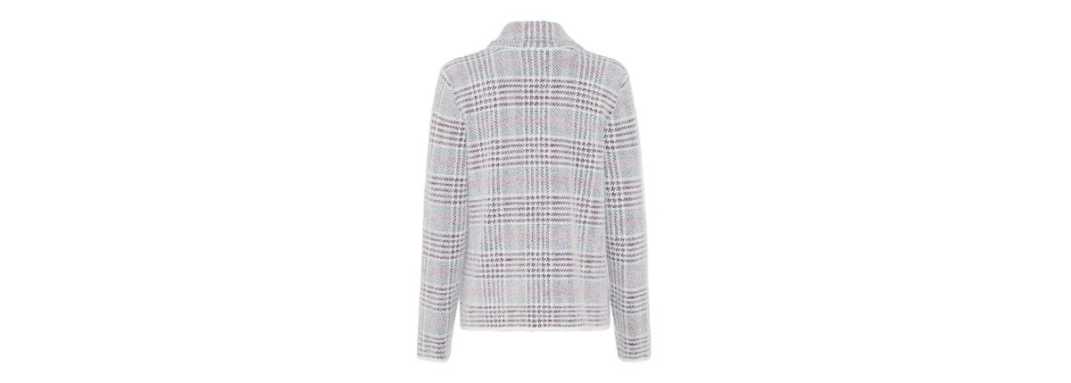 Olsen Women's Plaid Caban Sweater Jacket