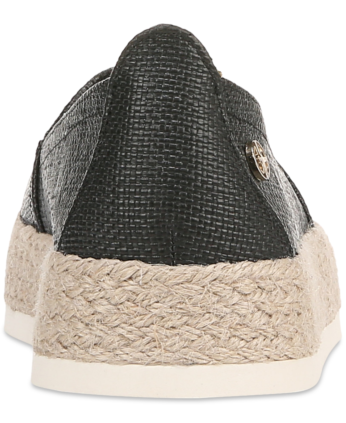 Shop Giani Bernini Women's Archerr Memory Foam Espadrilles, Created For Macy's In Black Raffia