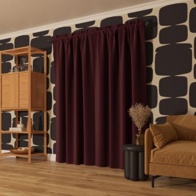 Oslo Theater Grade Extreme 100% Blackout Rod Pocket Curtain Panel