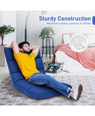 14-Position Adjustable Folding Lazy Gaming Sofa