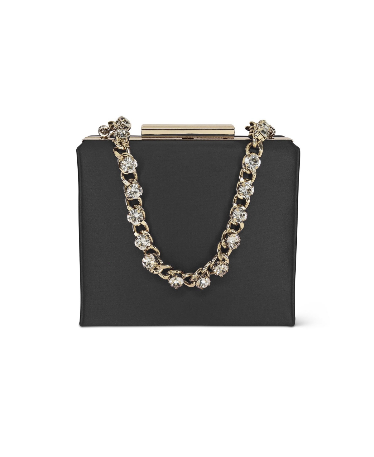 Jewel Badgley Mischka Woman's Billie Mini Satin Box Clutch