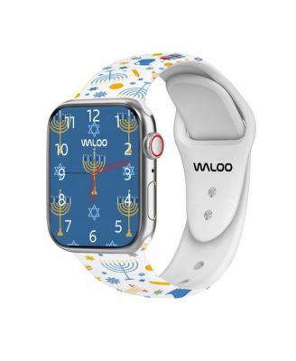 Hanukkah Inspired Silicone Band For Apple Watch