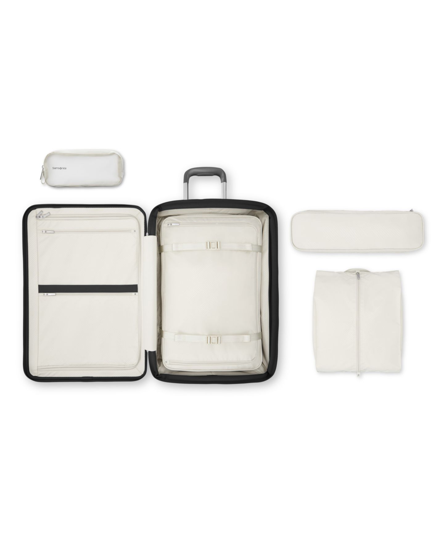 Чемодан Samsonite Silhouette 18 Expandable Medium Hardside Check-in Spinner, цвет: Чёрный — фото 4