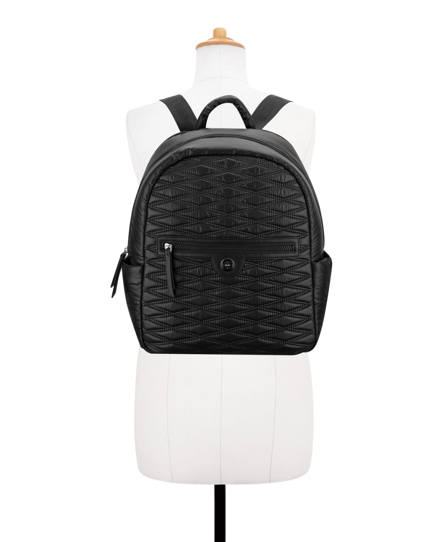 Рюкзак Nine West Una Laptop Tech Medium, цвет: Чёрный — фото 2