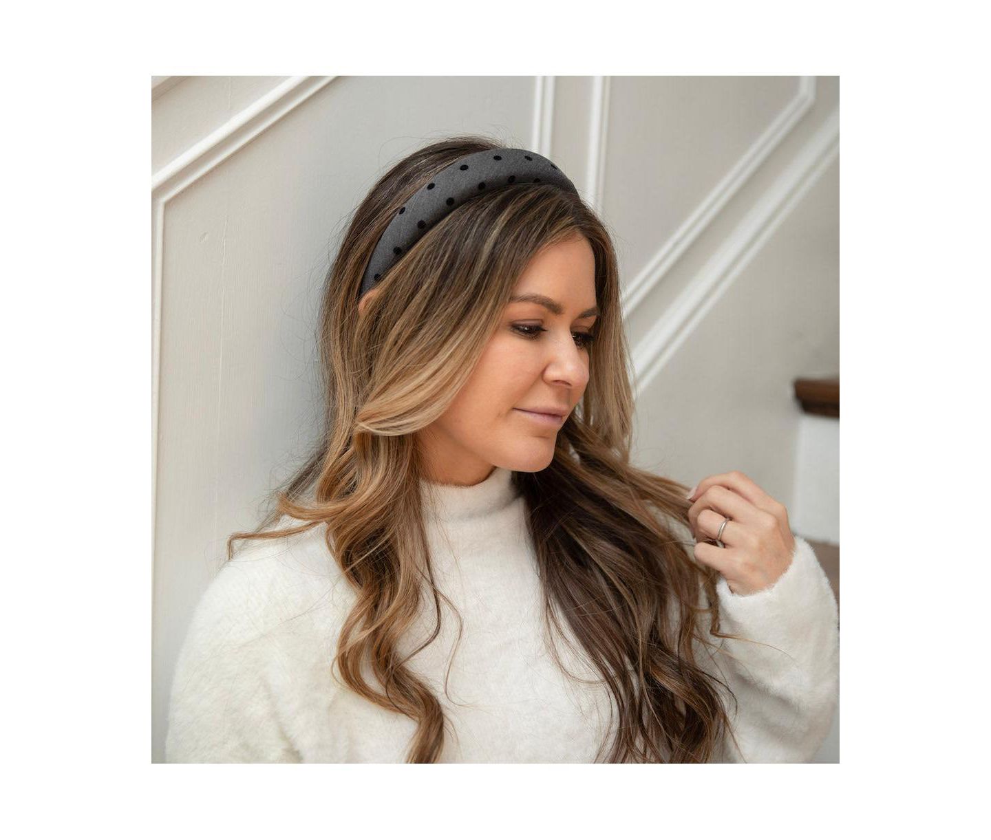 Женские аксессуары для волос Headbands of Hope Classic Padded Headband - Polka Dots — фото 5