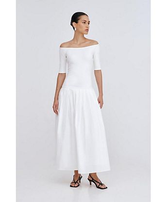 winter white dresses for women Elegant French Vintage Style Slip Dress + Long Sleeve Top Outerwear Two Pieces Set, Women, Dress For New Year's Eve its easy to wear a denim jacket Winter White Dress - Macy's
