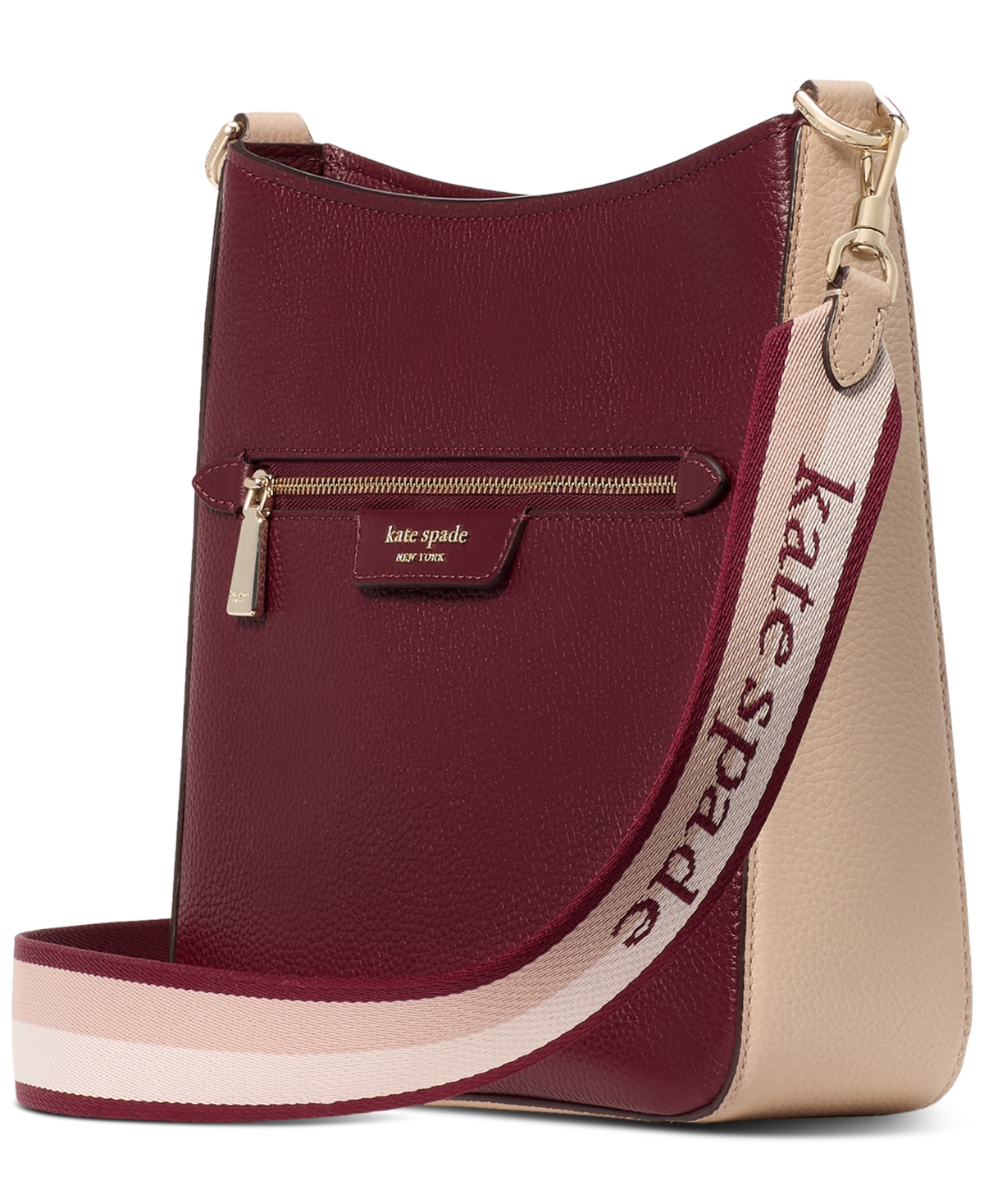 Kate Spade New York Women's Hudson Colorblocked Pebbled Crossbody Bag